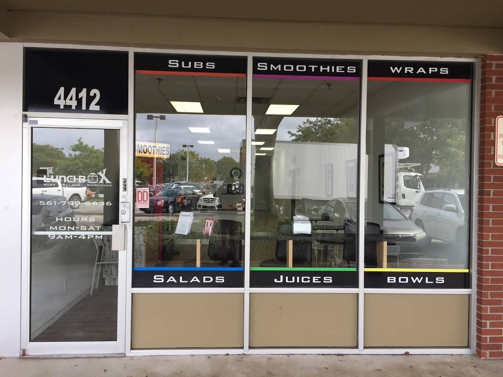 The Lunchbox Acai bowls, Smoothies,Wraps,Subs | restaurant | 4412 Northlake Blvd, Palm Beach Gardens, FL 33410, USA | 5617996636 OR +1 561-799-6636