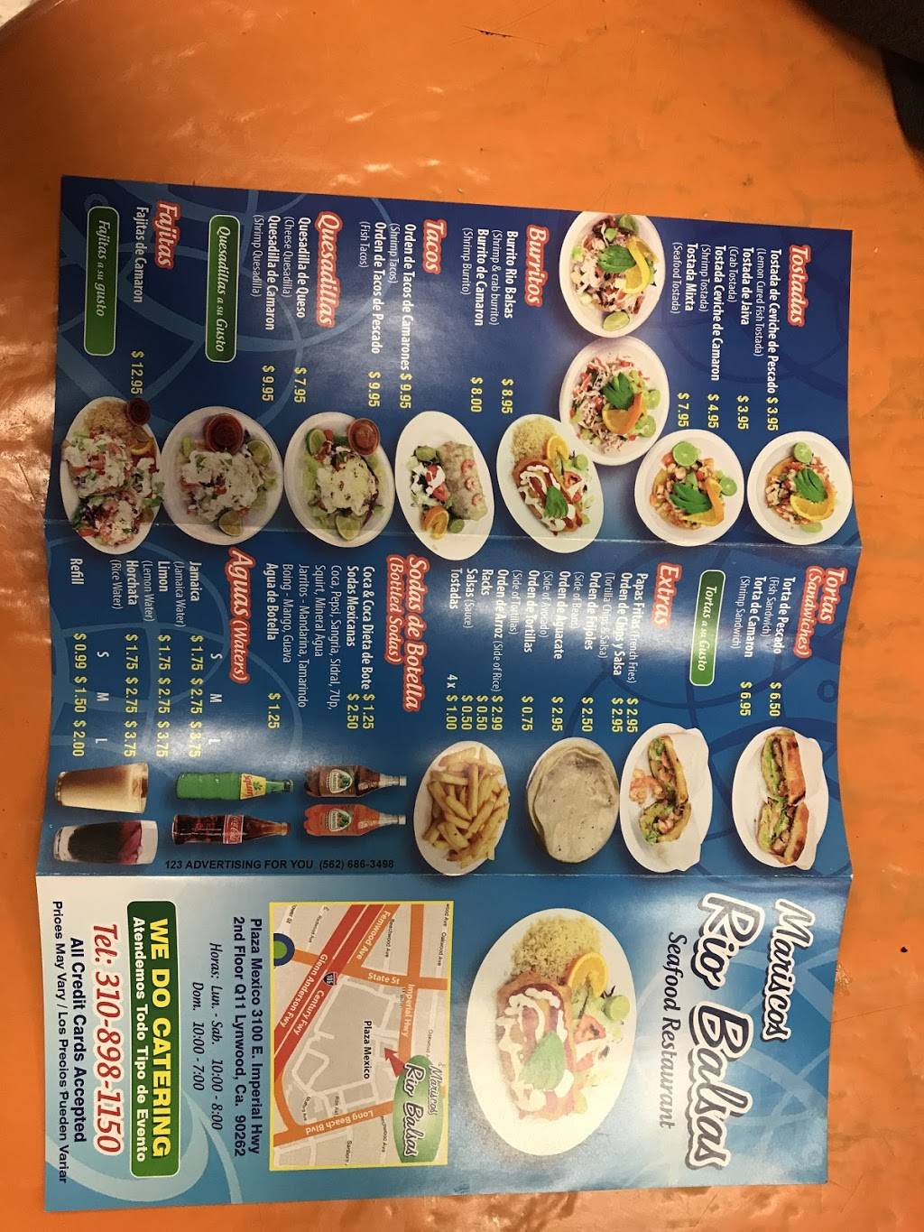 Marisco Rio Balsas | restaurant | 3100 E Imperial Hwy # Q11, Lynwood, CA 90262, USA | 3108981150 OR +1 310-898-1150