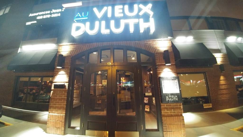 Restaurant Au Vieux Duluth | restaurant | 5079 Boulevard Wilfrid-Hamel, Québec, QC G2E 5G3, Canada | 4188717070 OR +1 418-871-7070