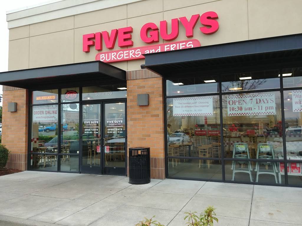 Five Guys | meal takeaway | 19171 SE Mill Plain Blvd, Vancouver, WA 98683, USA | 3602605585 OR +1 360-260-5585