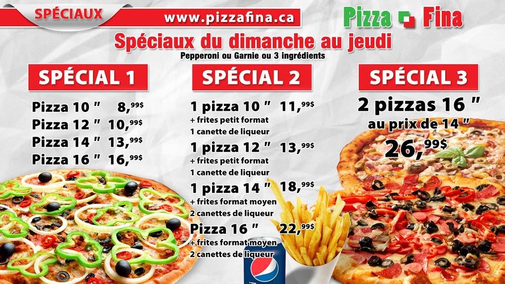 Pizza Fina | restaurant | 3280 Ch Ste-Foy, Québec, QC G1X 1S1, Canada | 4186510087 OR +1 418-651-0087