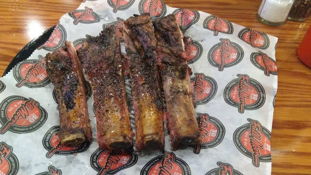 Full Moon Bar-B-Que | restaurant | 2252 Pelham Pkwy, Pelham, AL 35124, USA | 2055176966 OR +1 205-517-6966