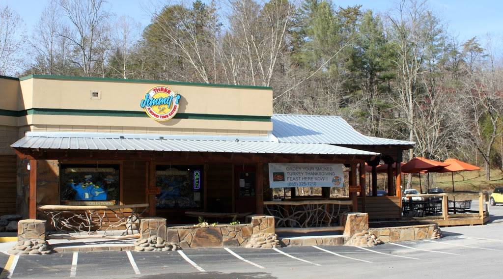 Three Jimmys Good Time Eatery | restaurant | 1359 East Pkwy #F, Gatlinburg, TN 37738, USA | 8653251210 OR +1 865-325-1210