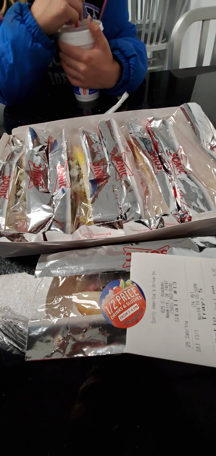 Sonic Drive-In | restaurant | 625 S Academy, Newkirk, OK 74647, USA | 5803629040 OR +1 580-362-9040