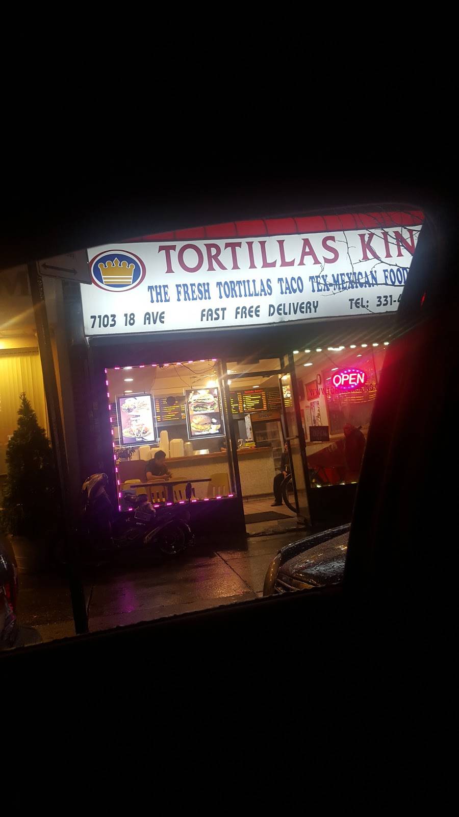 Tortillas King | restaurant | 7103 18th Ave, Brooklyn, NY 11204, USA | 7183314979 OR +1 718-331-4979
