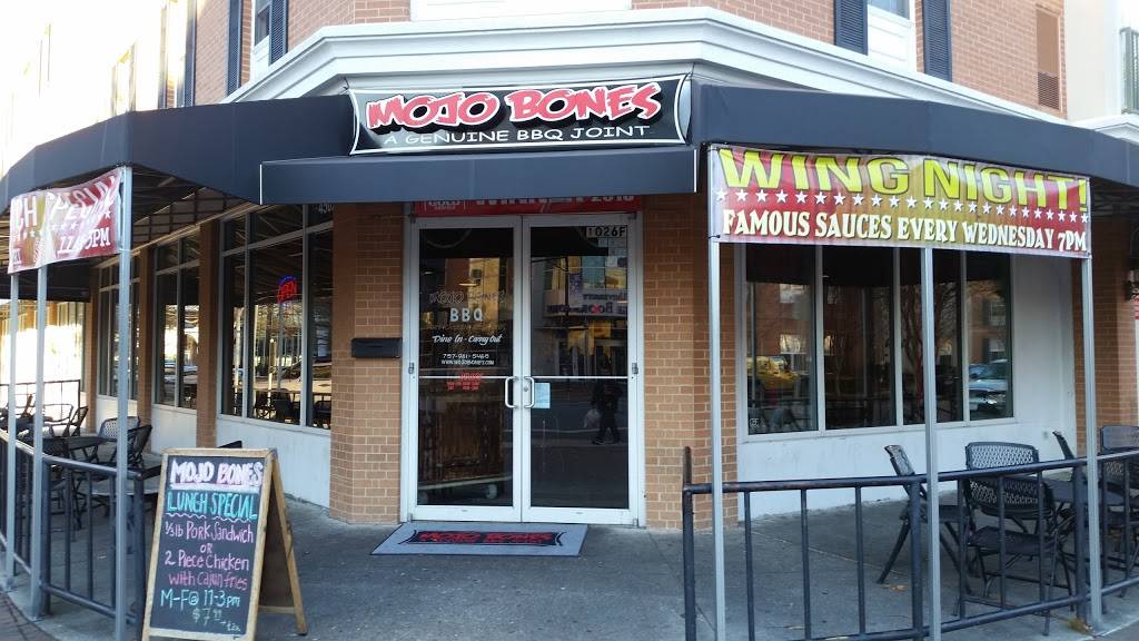 Mojo Bones ODU | restaurant | 4502 Monarch Way, Norfolk, VA 23508, USA | 7579615465 OR +1 757-961-5465