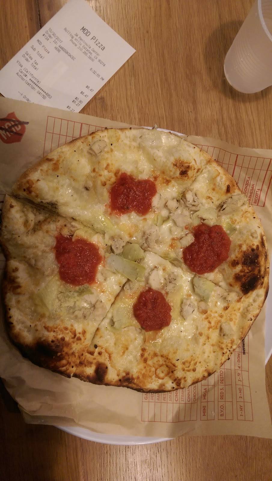 MOD Pizza | restaurant | 3A Peninsula Center, Rolling Hills Estates, CA 90274, USA | 3102650100 OR +1 310-265-0100