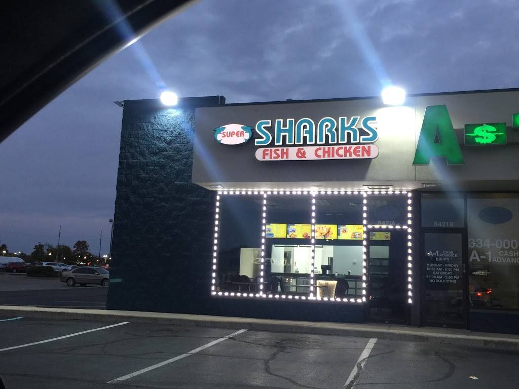 Super shark’s Fish Nd Chicken 84th St Michigan Rd . | restaurant | 8421 N Michigan Rd, Indianapolis, IN 46268, USA | 4632022960 OR +1 463-202-2960
