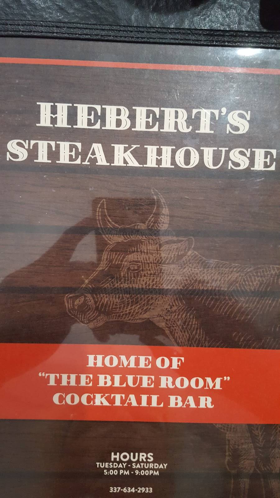 Heberts Steak House | restaurant | 15013 Veterans Memorial Dr, Kaplan, LA 70548, USA | 3376432933 OR +1 337-643-2933