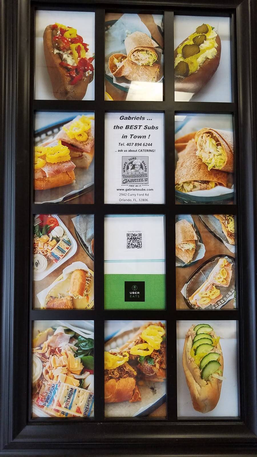 Gabriels Subs | meal takeaway | 2942 Curry Ford Rd, Orlando, FL 32806, USA | 4078946244 OR +1 407-894-6244