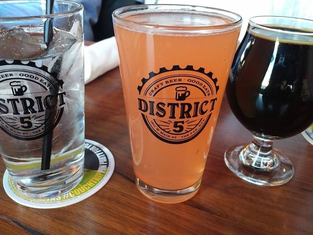 District 5 | restaurant | 1911 W Main St #4521, Richmond, VA 23220, USA | 8046581113 OR +1 804-658-1113