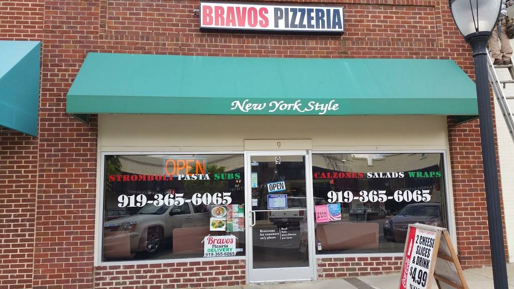 Bravos Pizzeria | meal delivery | 9 N Main St, Wendell, NC 27591, USA | 9193656065 OR +1 919-365-6065
