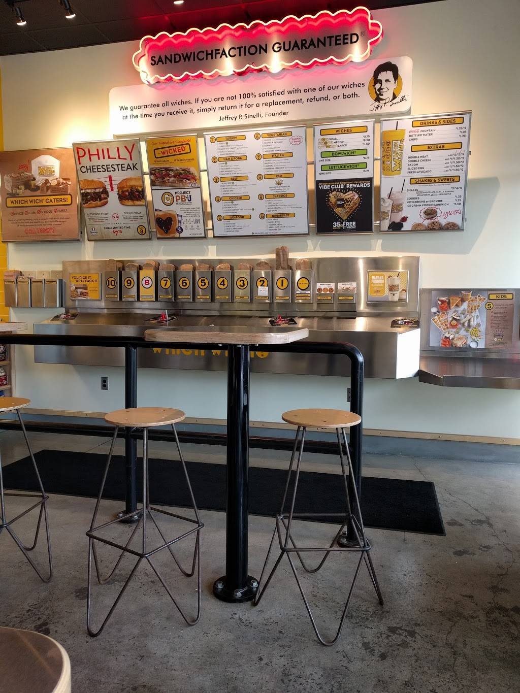 Which Wich Superior Sandwiches | restaurant | 13180 Market Square Dr, Fishers, IN 46038, USA | 3175789424 OR +1 317-578-9424