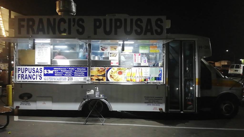Francis Pupusas | restaurant | Modesto Grub Hubs 9th st and, G St, Modesto, CA 95354, USA | 2097657119 OR +1 209-765-7119