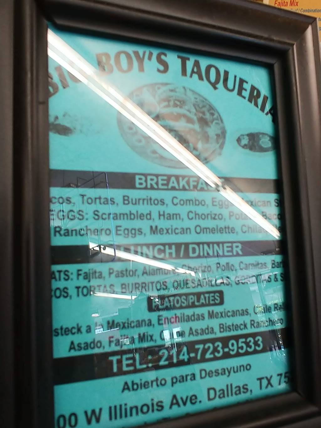 Big Boys Taqueria | restaurant | 4500 W Illinois Ave, Dallas, TX 75211, USA | 2143397434 OR +1 214-339-7434