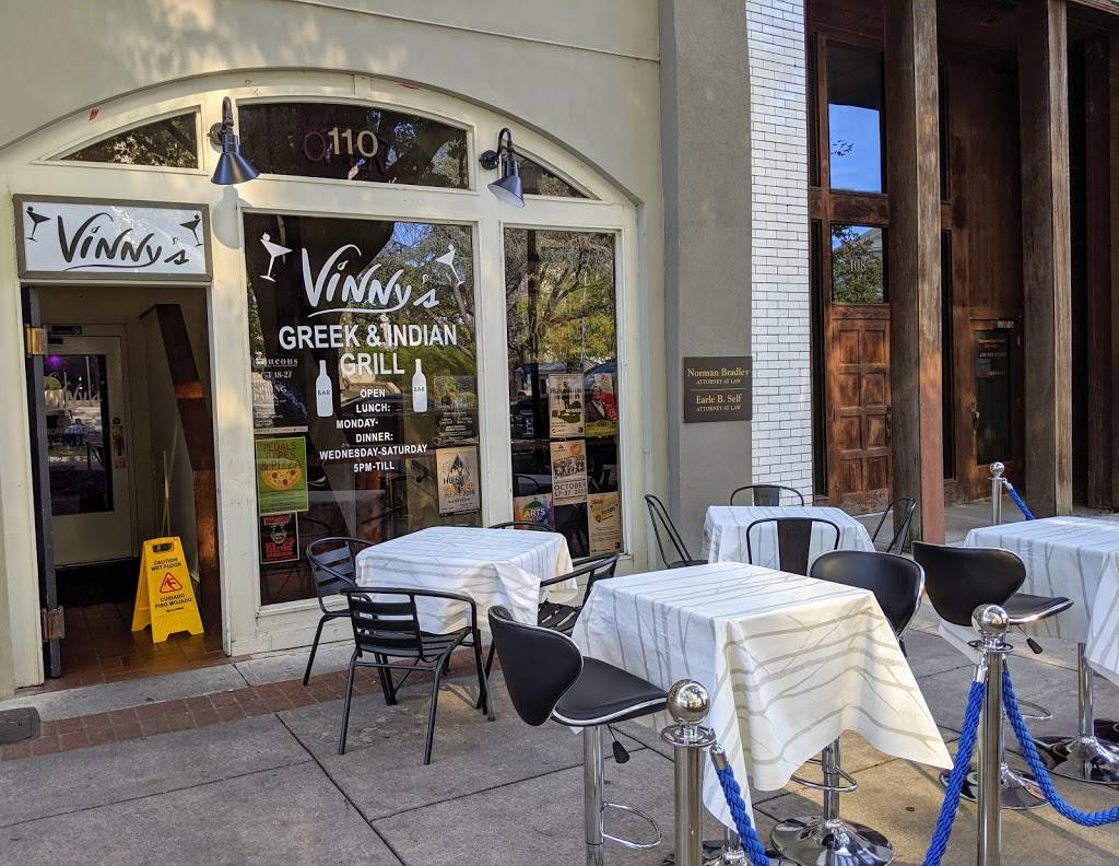 Vinny’s Greek and Indian Grill | restaurant | 110 Southside Square, Huntsville, AL 35801, USA | 2565345553 OR +1 256-534-5553