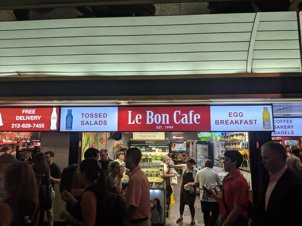 Le Bon Cafe | cafe | 1 Pennsylvania Plaza #1612, New York, NY 10119, USA | 2129475555 OR +1 212-947-5555