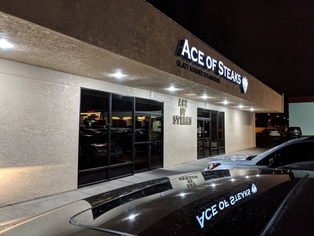Ace Of Steaks “Glatt Kosher Steakhouse” | restaurant | 5825 W Sahara Ave unit m, Las Vegas, NV 89146, USA | 7028262444 OR +1 702-826-2444