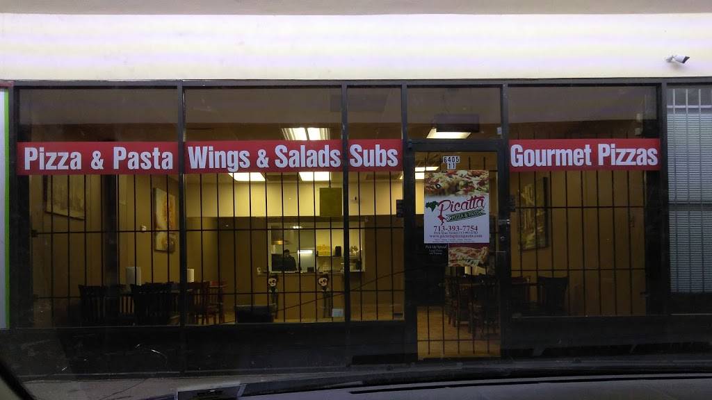 Picatta Pizza and Pasta | restaurant | 6405 Antoine Dr #11, Houston, TX 77091, USA | 7133937754 OR +1 713-393-7754