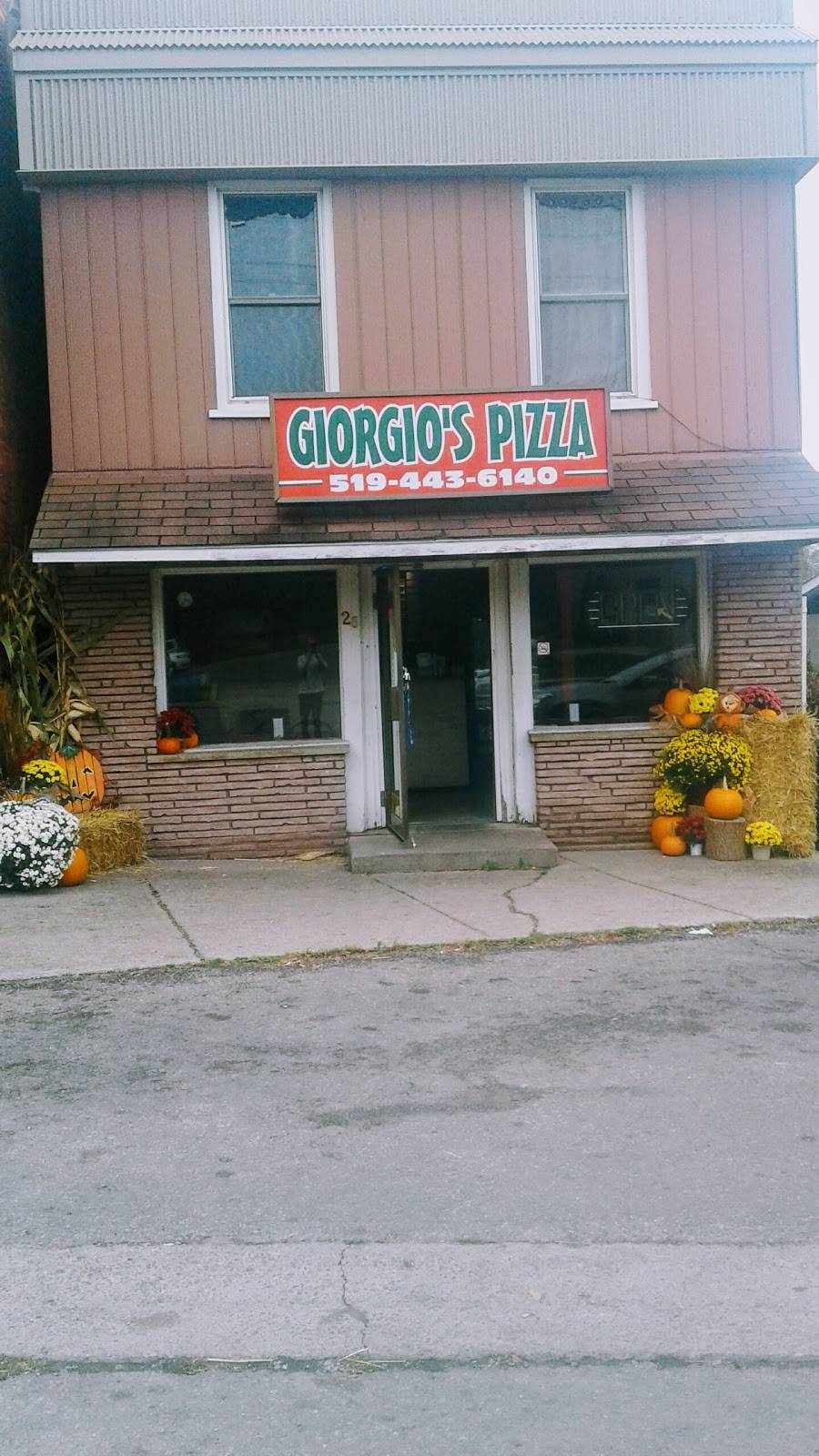 Giorgios Pizza | restaurant | 28 Main St S, Waterford, ON N0E 1Y0, Canada | 5194436140 OR +1 519-443-6140