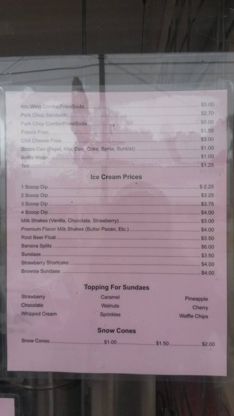 Baskins Kream Kastle | restaurant | 59 Powe St, Cheraw, SC 29520, USA | 8438657026 OR +1 843-865-7026