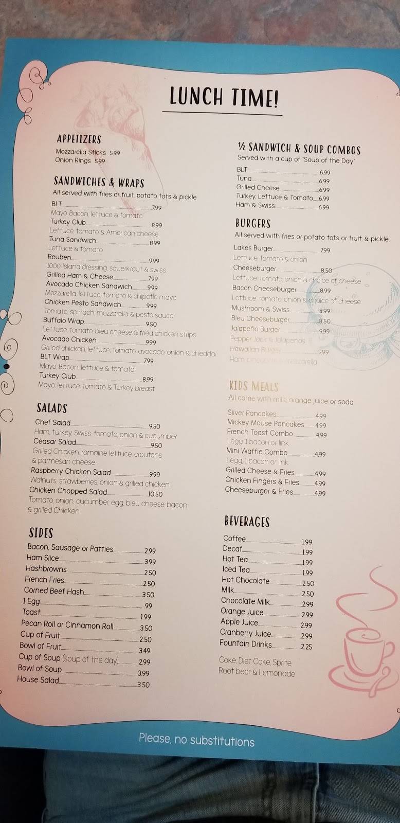 Lakes Pancake House | restaurant | 25489 IL-173, Antioch, IL 60002, USA | 8476031731 OR +1 847-603-1731