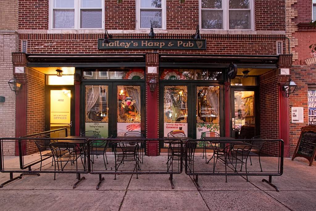 Haileys Harp & Pub | restaurant | 400 Main St, Metuchen, NJ 08840, USA | 7323210777 OR +1 732-321-0777