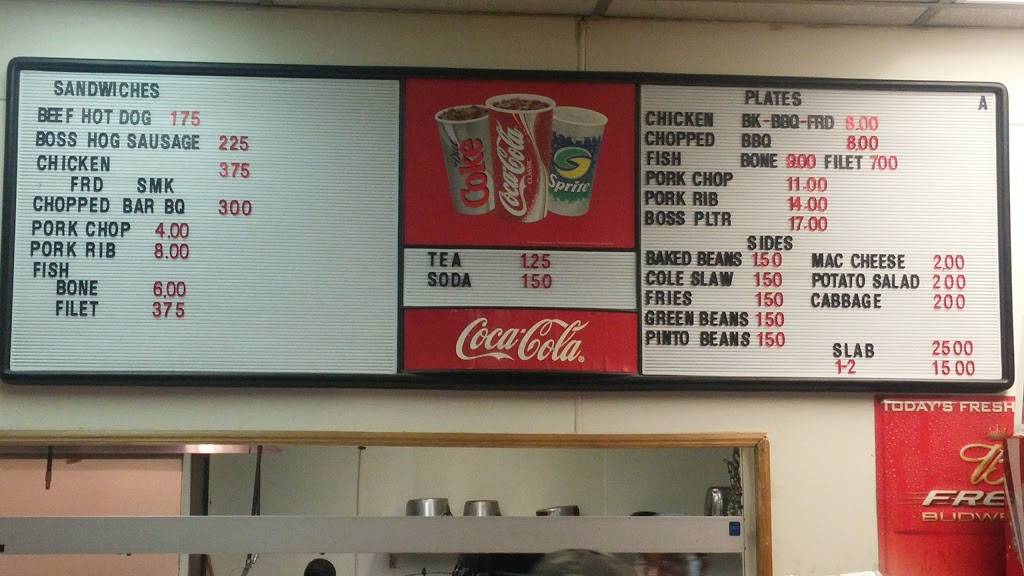 Boss Hogs Bar-B-Que | restaurant | 2314 E Bessemer Ave, Greensboro, NC 27405, USA | 3363701414 OR +1 336-370-1414