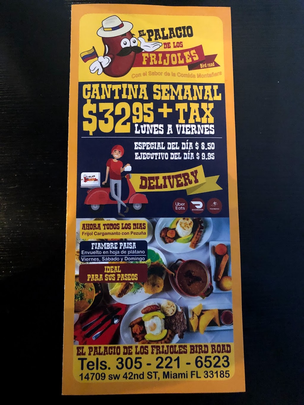 El Palacio De Los Frijoles Bird Road | restaurant | 14709 SW 42nd St, Miami, FL 33185, USA | 3052216523 OR +1 305-221-6523
