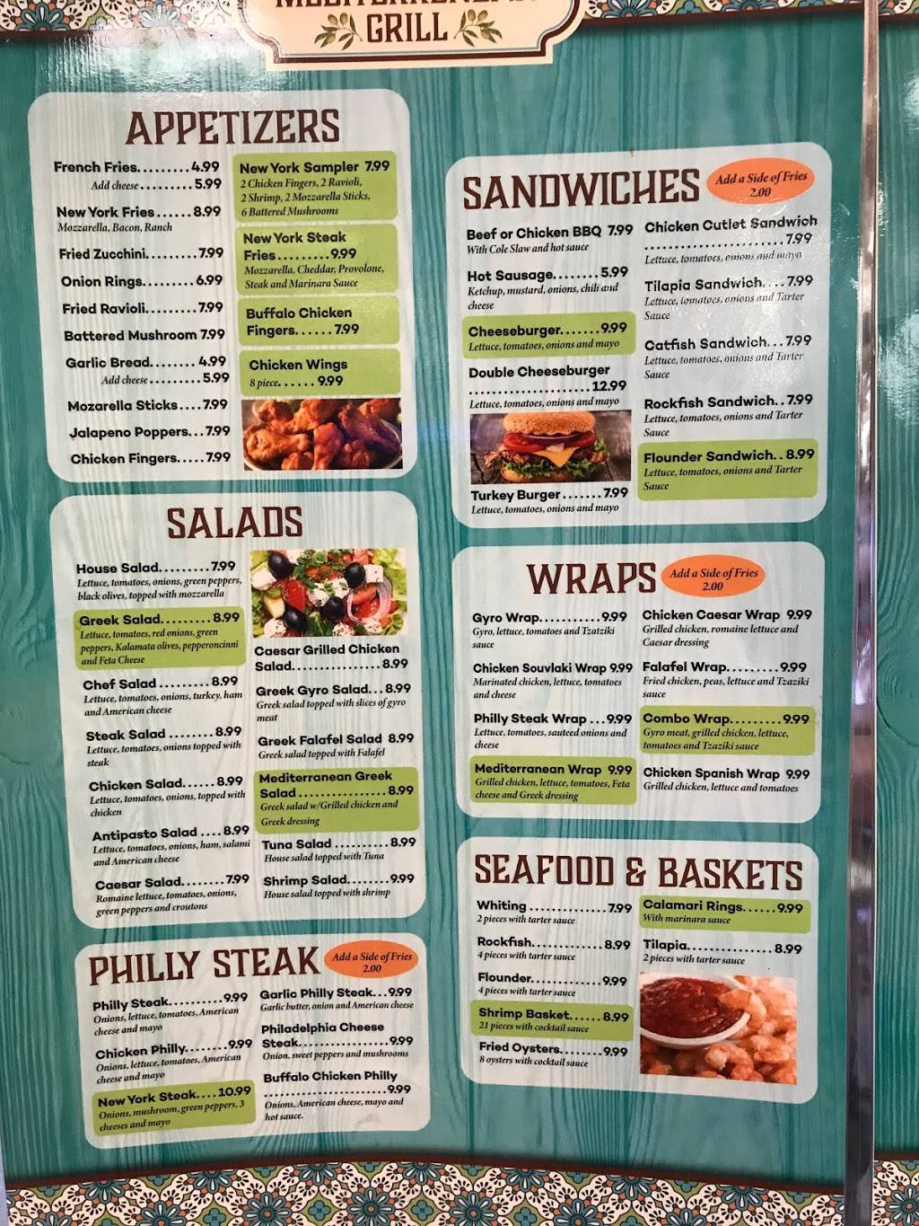 Mediterranean grill | restaurant | 1508 Atlantic Ave, Virginia Beach, VA 23451, USA | 7574227395 OR +1 757-422-7395