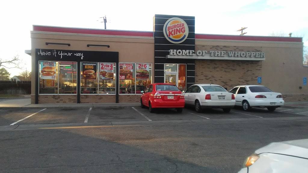 Burger King | restaurant | 3051 E 45th Ave, Denver, CO 80216, USA | 3032968656 OR +1 303-296-8656