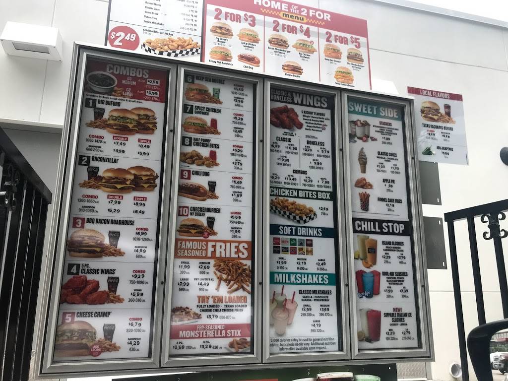 Checkers | restaurant | 121 Remington Valley Dr, Houston, TX 77073, USA | 2819823259 OR +1 281-982-3259