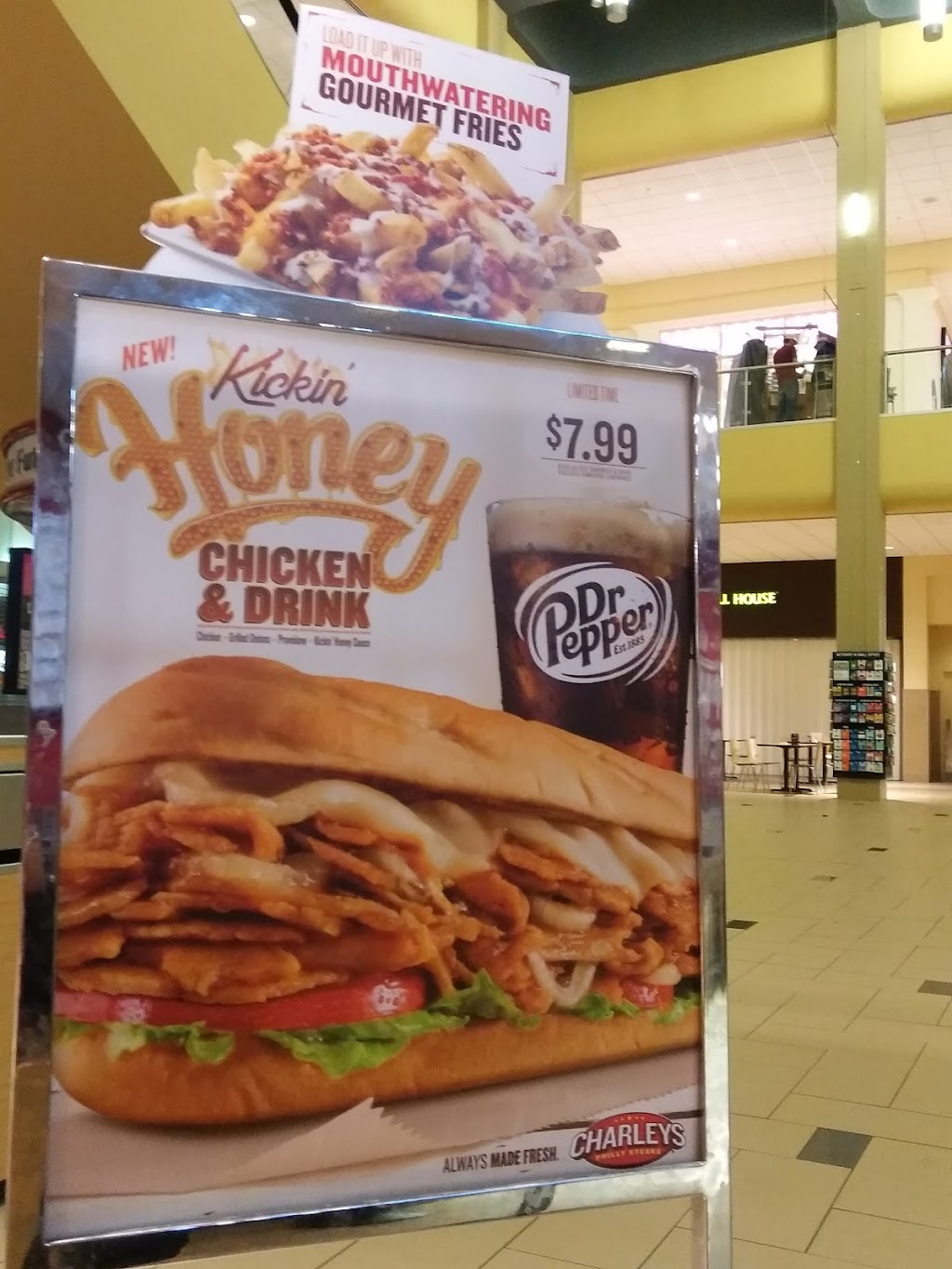 Charleys Cheesesteaks | restaurant | 3929 Mccain Blvd., Space J01FA, North Little Rock, AR 72116, USA | 5017532328 OR +1 501-753-2328