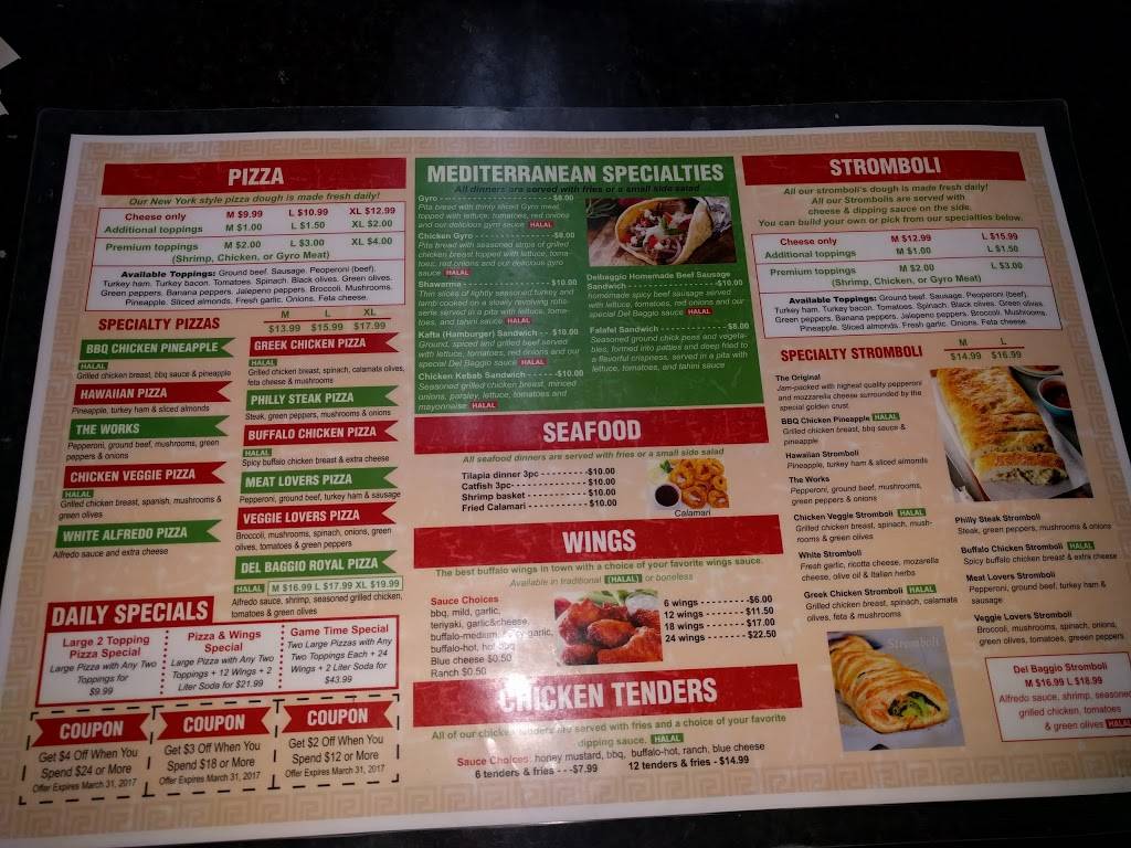 Del Baggio Pizzeria | meal takeaway | 127 E 5th Ave, Columbus, OH 43201, USA | 6142975000 OR +1 614-297-5000