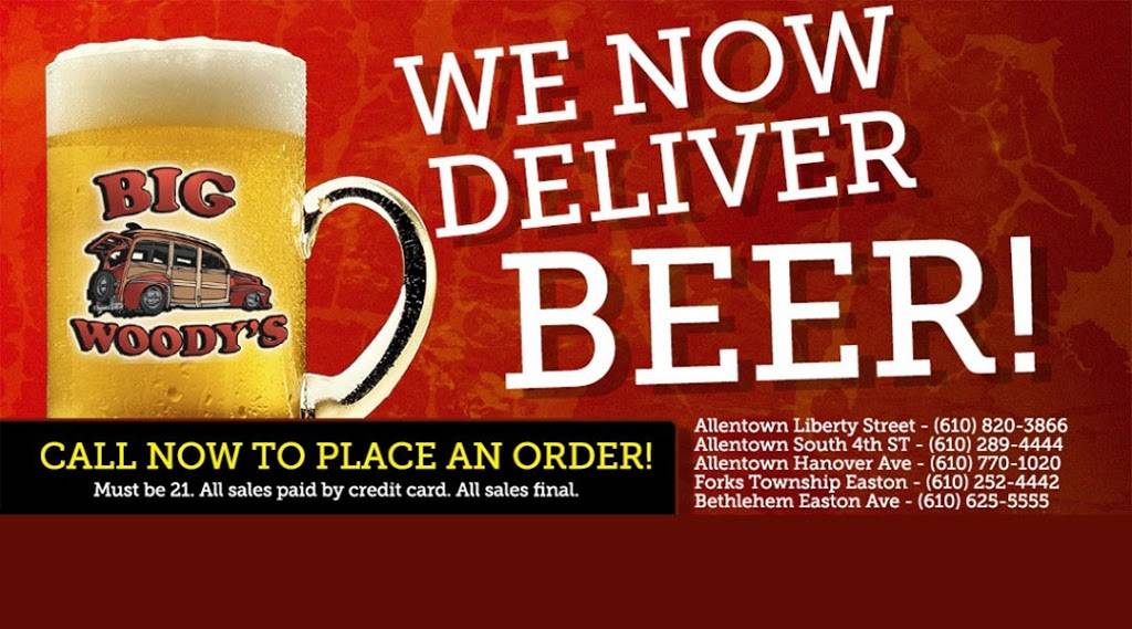 Big Woodys | restaurant | 1302 Hanover Ave, Allentown, PA 18109, USA | 6107701020 OR +1 610-770-1020