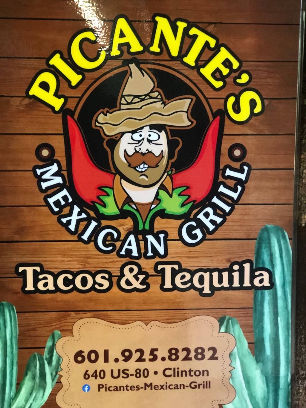 Picantes Mexican Grill | restaurant | 640 US-80, Clinton, MS 39056, USA | 6019258282 OR +1 601-925-8282
