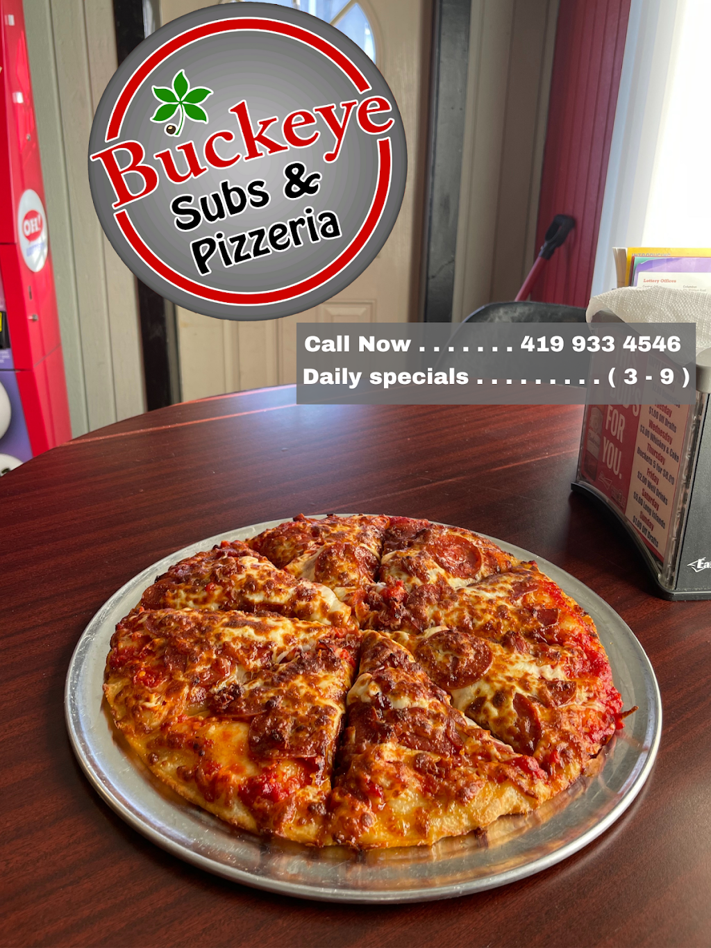 Buckeye Subs & pizzeria | restaurant | 413 Ash St, Willard, OH 44890, USA | 4199334546 OR +1 419-933-4546