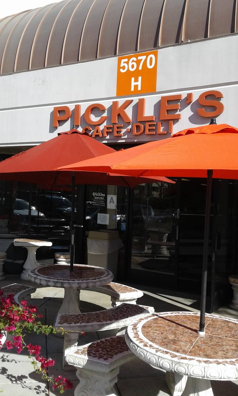 Pickles Cafe & Deli | restaurant | 5670 El Camino Real # H, Carlsbad, CA 92008, USA | 7604311333 OR +1 760-431-1333