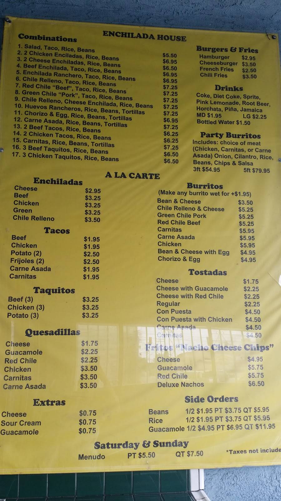 Enchilada House | restaurant | 133 N Bandini St, San Pedro, CA 90731, USA | 3108310747 OR +1 310-831-0747