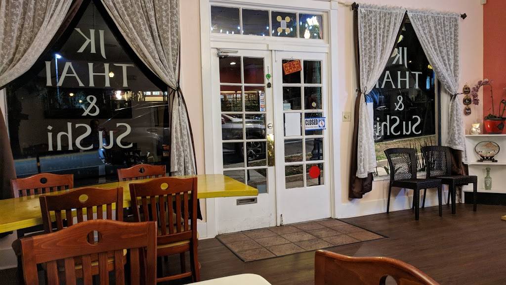 Jk Thai & Sushi | restaurant | 116 E 5th Ave, Mt Dora, FL 32757, USA | 3523854700 OR +1 352-385-4700