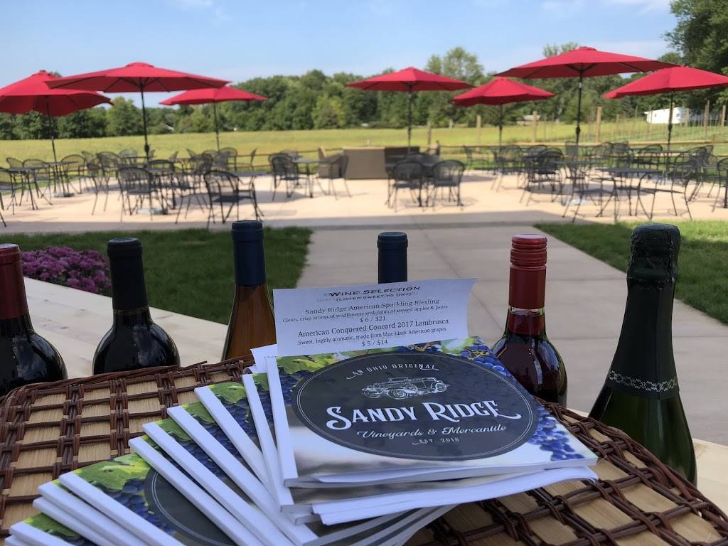 Sandy Ridge Vineyards & Mercantile | restaurant | 180 OH-61, Norwalk, OH 44857, USA | 4195048884 OR +1 419-504-8884