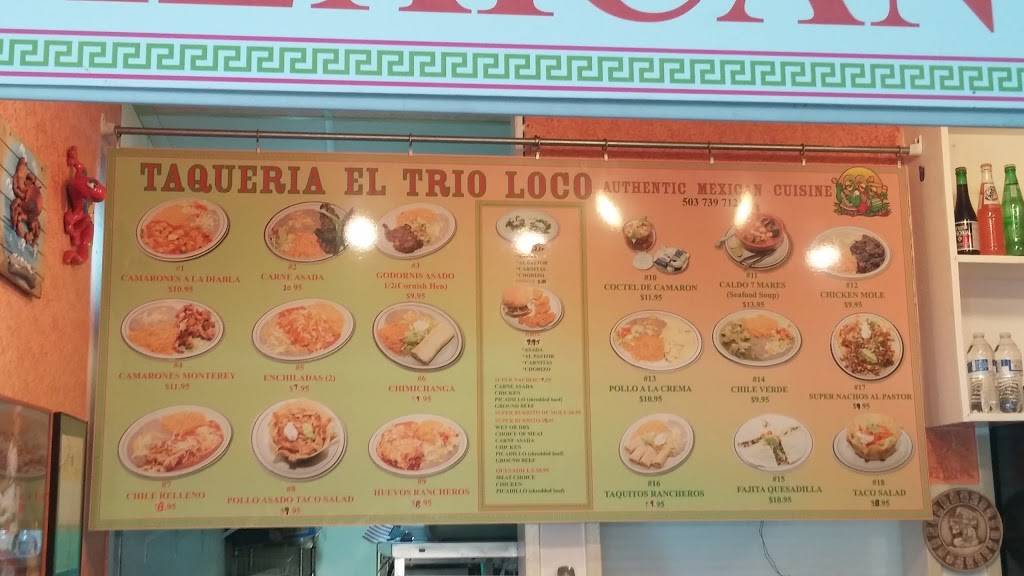 Taqueria El Trio Loco | restaurant | 200 Broadway St, Seaside, OR 97138, USA | 5037397121 OR +1 503-739-7121