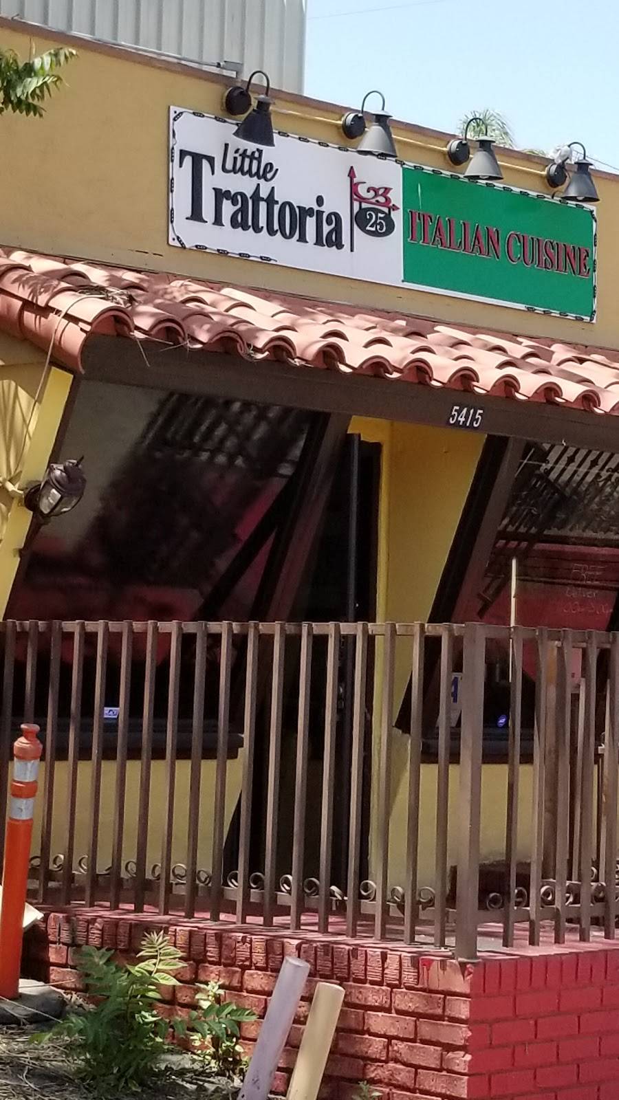 Little Trattoria 25 | restaurant | 5415 Pacific Blvd, Huntington Park, CA 90255, USA | 3235831449 OR +1 323-583-1449