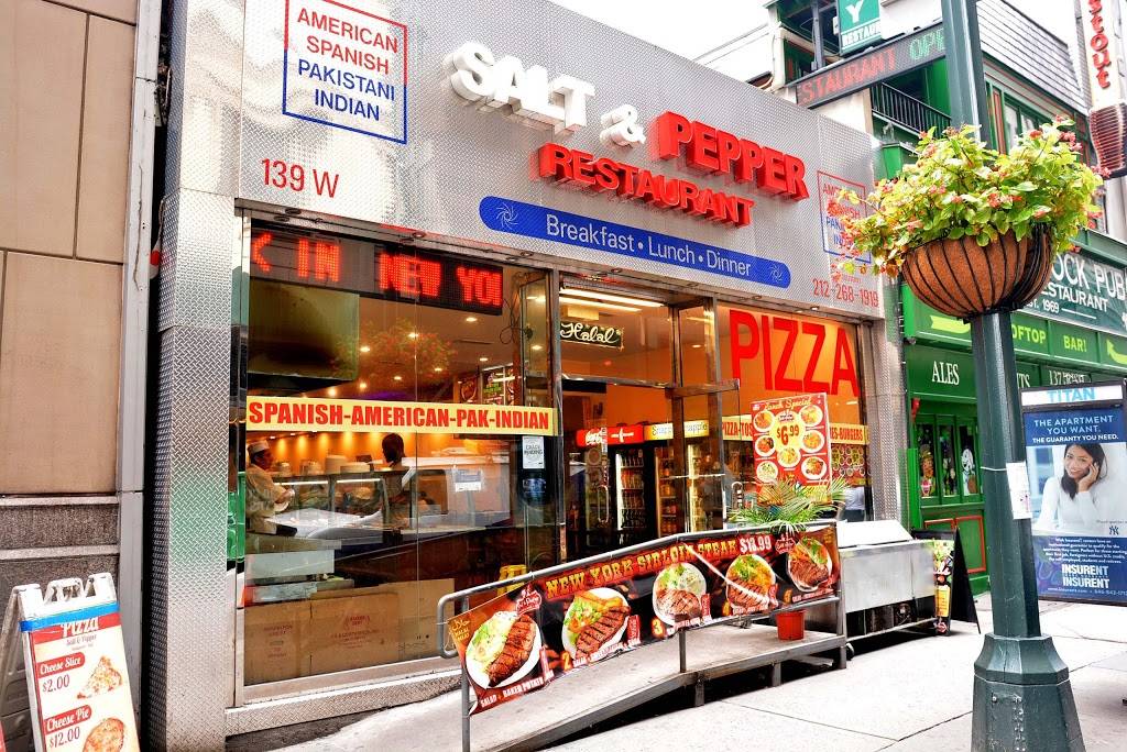 Salt & Pepper | restaurant | 139 W 33rd St, New York, NY 10001, USA | 2122681919 OR +1 212-268-1919