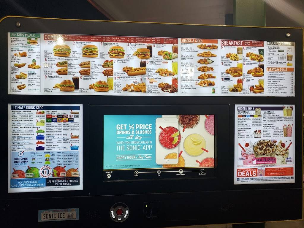 Sonic Drive-In | restaurant | 1610 East First Street, Beaumont, CA 92223, USA | 9518454435 OR +1 951-845-4435