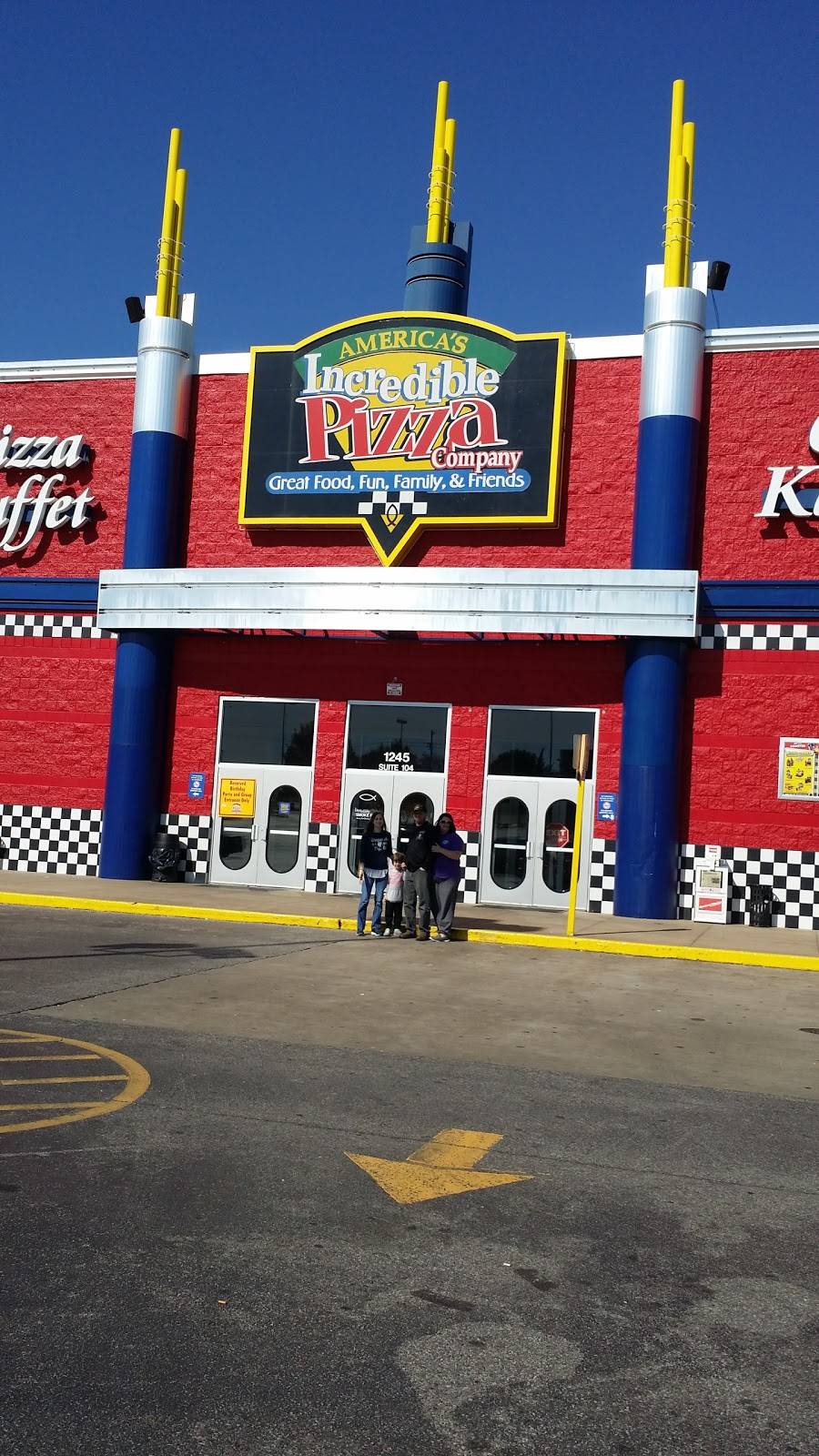 Memphis Incredible Pizza Company | restaurant | 1245 N Germantown Pkwy #104, Cordova, TN 38016, USA | 9013224818 OR +1 901-322-4818