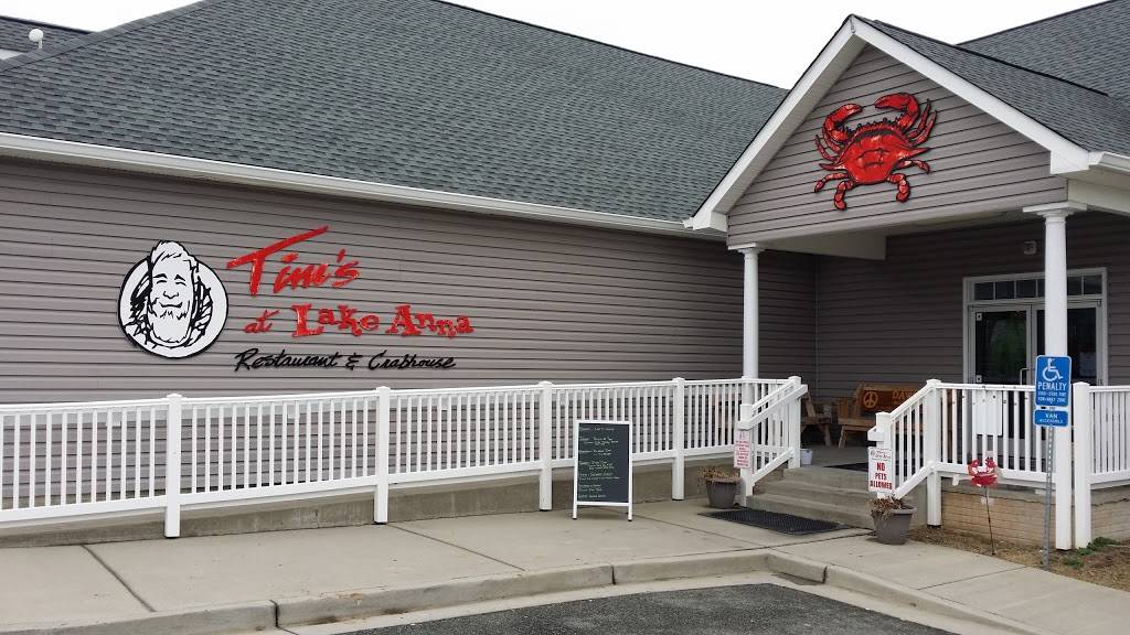 Tims at Lake Anna Restaurant & Crabhouse | restaurant | 200 G Boardwalk Way, Mineral, VA 23117, USA | 5408945011 OR +1 540-894-5011