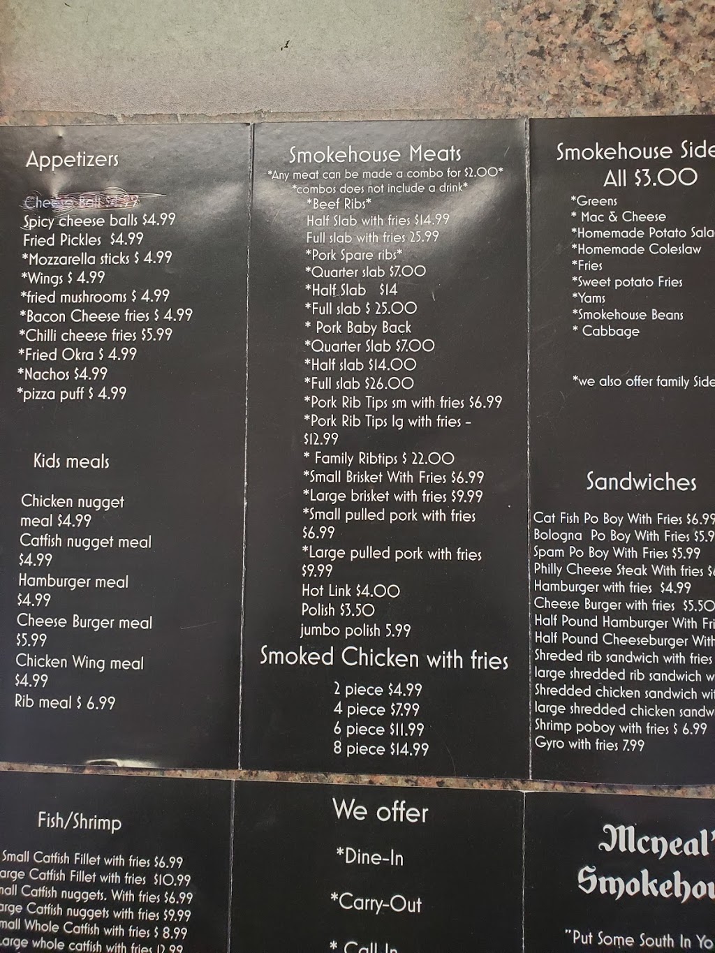 Mcneals BBQ Shack | restaurant | 1209 Arlington Ave, Davenport, IA 52803, USA | 5636393277 OR +1 563-639-3277