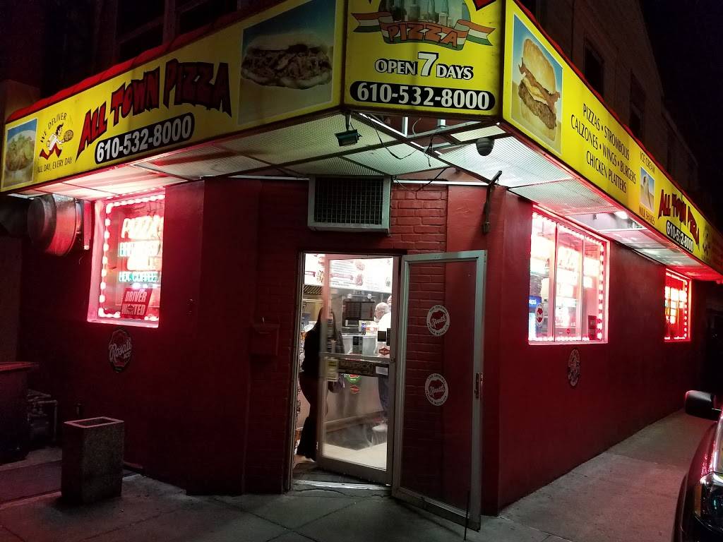 All Town Pizza | restaurant | 2 E Glenolden Ave, Glenolden, PA 19036, USA | 6105328000 OR +1 610-532-8000
