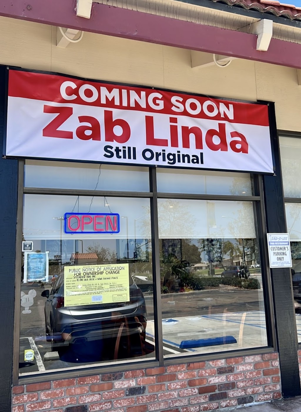 Zab Linda Vista | restaurant | 6925 Linda Vista Rd B, San Diego, CA 92111, USA | 8586506868 OR +1 858-650-6868